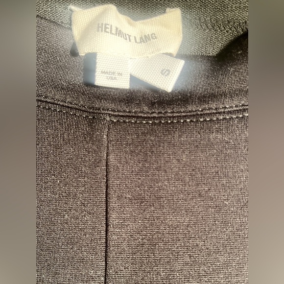 Helmut Lang Black Leggings Stretch Bodycon Slim Fit soft Elastic Waistband S - Picture 4 of 5